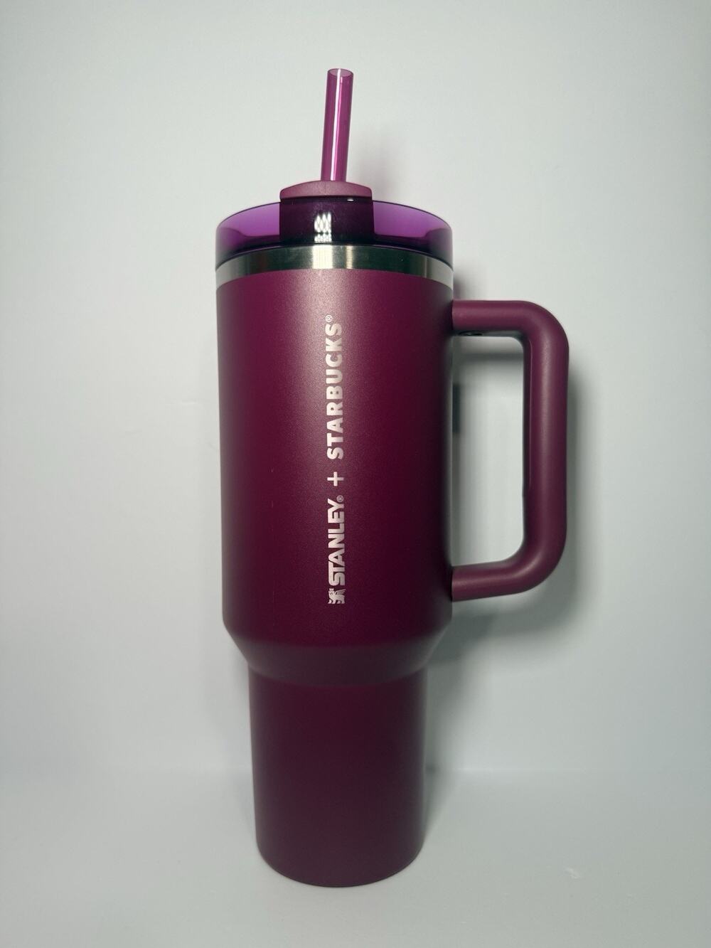 Stanley X Starbucks Philippines Exclusive AUBERGINE BURGUNDY 40oz Tumbler BNWT